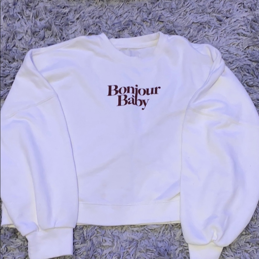 Cotton On white sweatshirt
